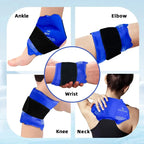Reusable Gel Cold & Hot Ankle Ice Pack Wrap – Adjustable Brace for Injuries, Sprains & Pain Relief