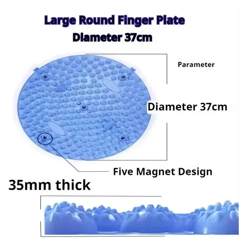 Foot Yoga Acupressure Board Mat – Round Exercise Mat for Muscle Relaxation & Acupuncture Physiotherapy