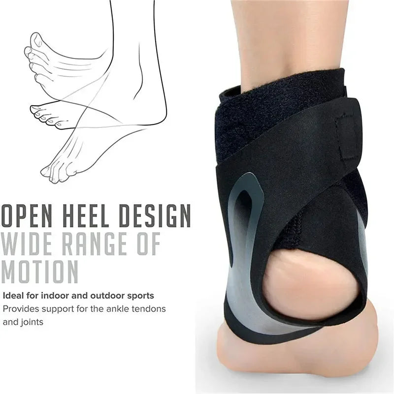 Adjustable Compression Ankle Support – Sports Brace for Running, Hiking & Basketball Protection