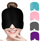 Headache & Migraine Relief Ice Hat – Gel Cold Compress Therapy Cap with Eye Mask for Pressure Pain Relief