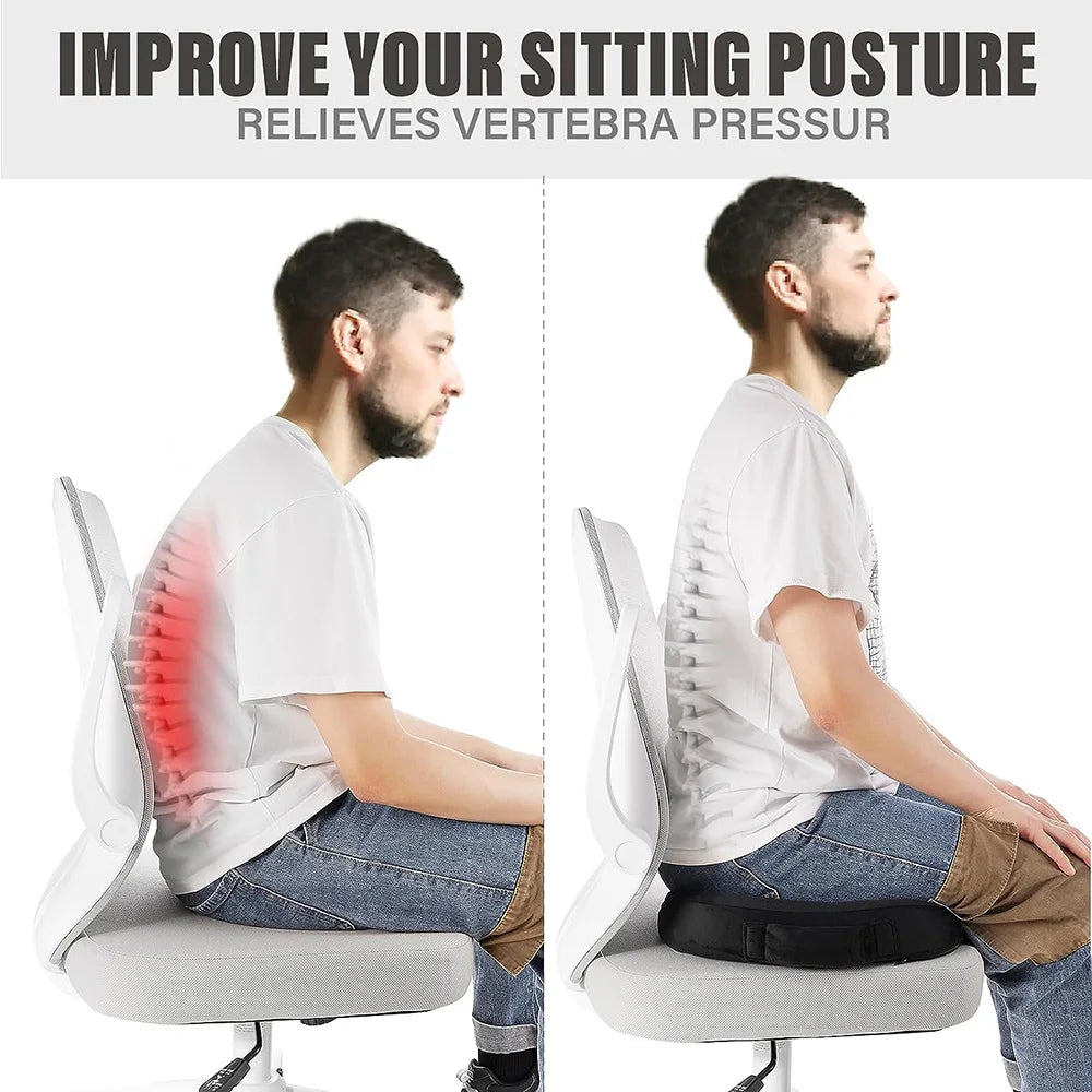 Orthopedic Memory Foam U-Shaped Seat Cushion for Hip & Tailbone Support