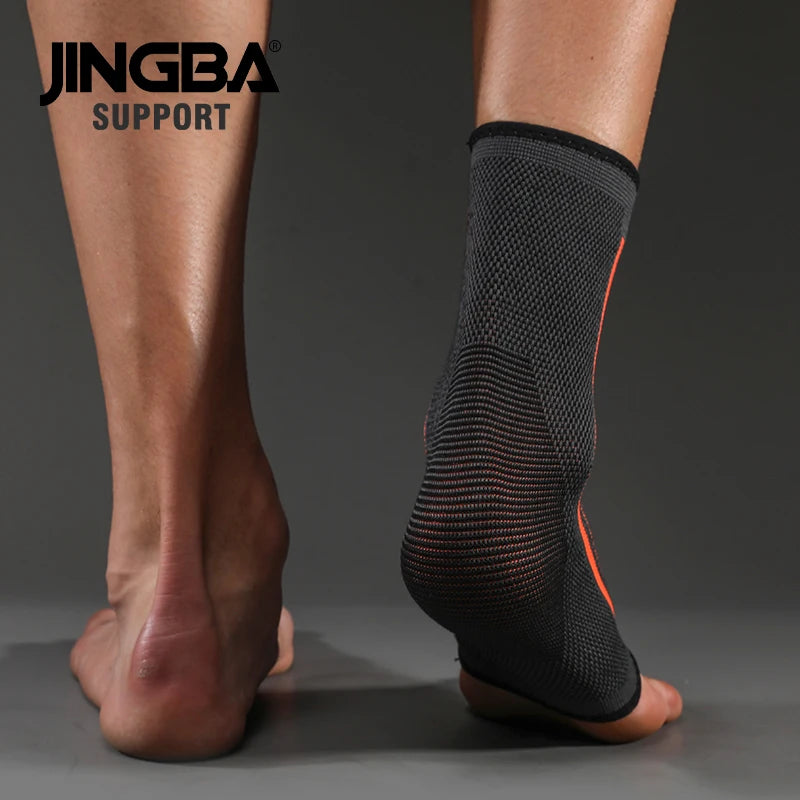 JINGBA 3D Compression Nylon Ankle Protector – Football & Basketball Ankle Brace Support Strap Belt