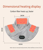 HEALTENCE Electric Heating Shoulder & Neck Pad – 3-Gear Thermal Vibration Massager