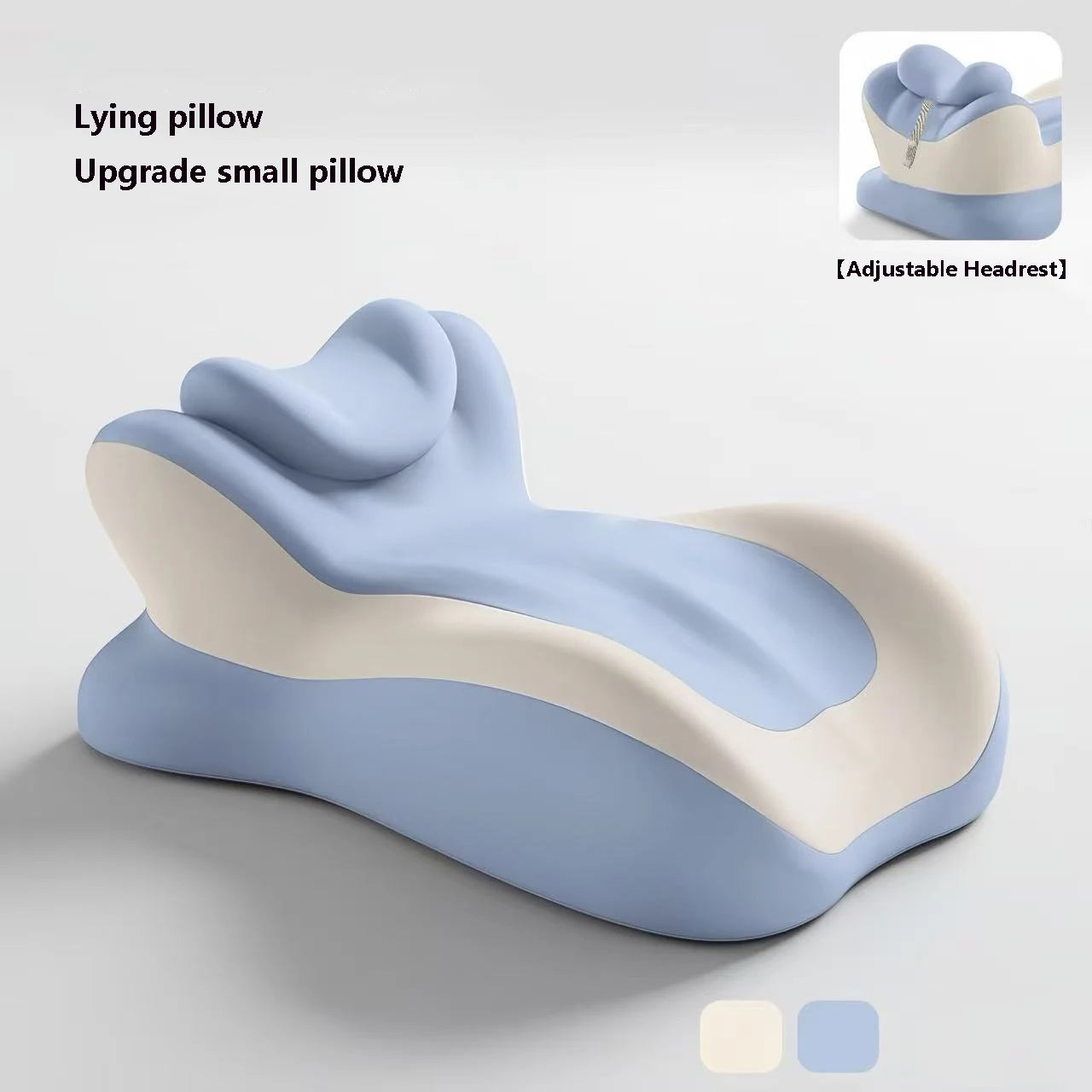 Wedge Memory Foam Pillow – Ergonomic Neck & Back Support