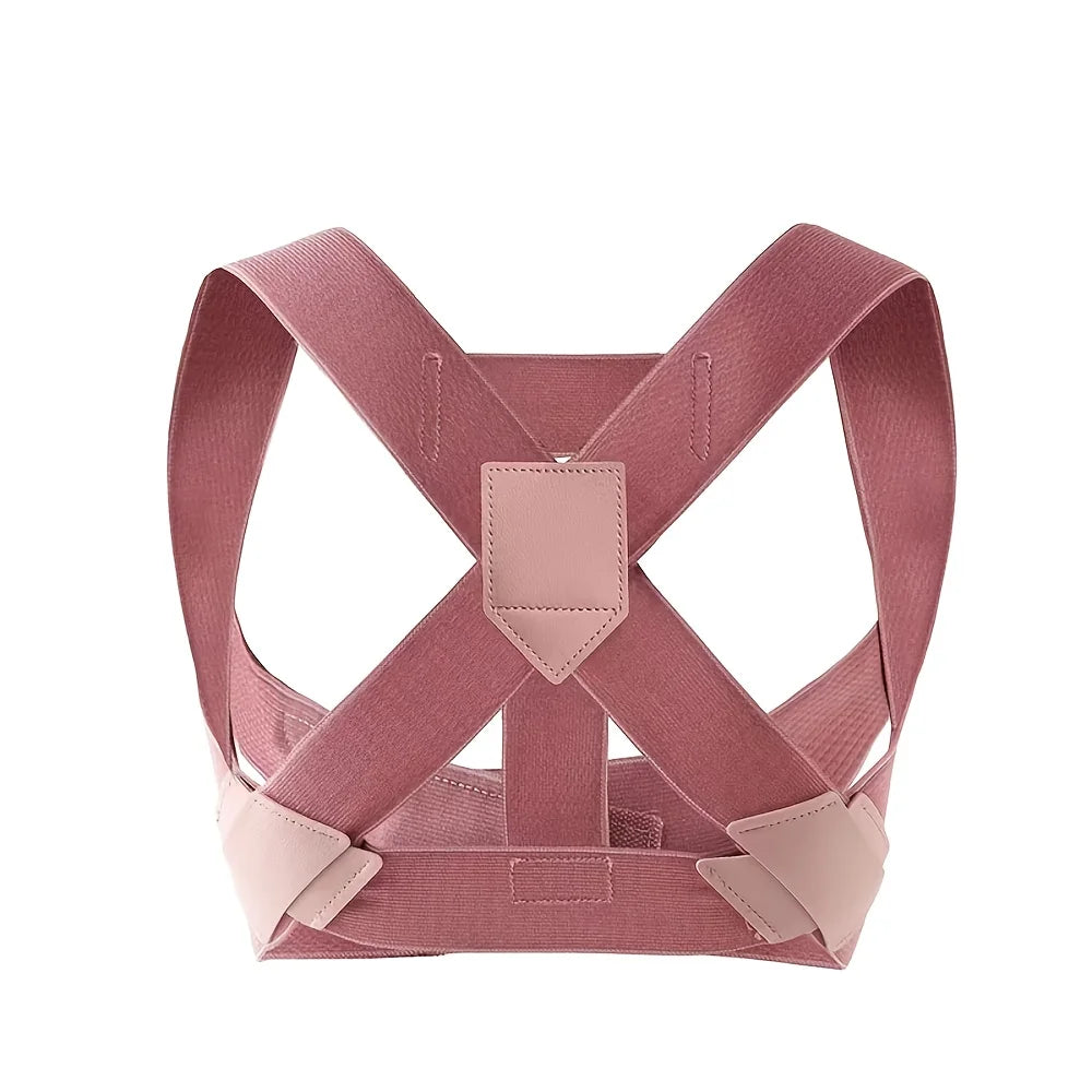 Hunchback Corrector Straight Back Open Shoulder Lumbar Spine Correction Belt Elastic Invisible Back Straightening Unisex