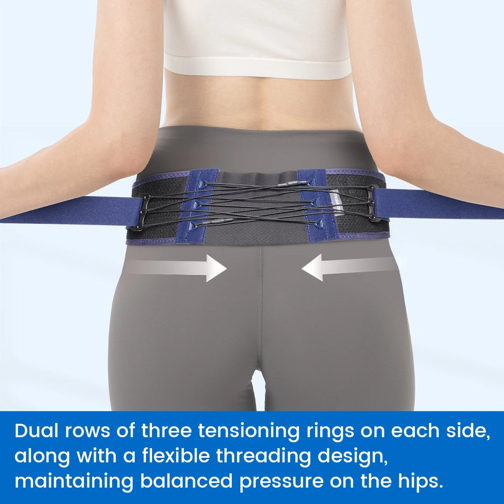 Sacroiliac SI Joint Hip Belt – Pelvic Support for Sciatica & Joint Pain Relief