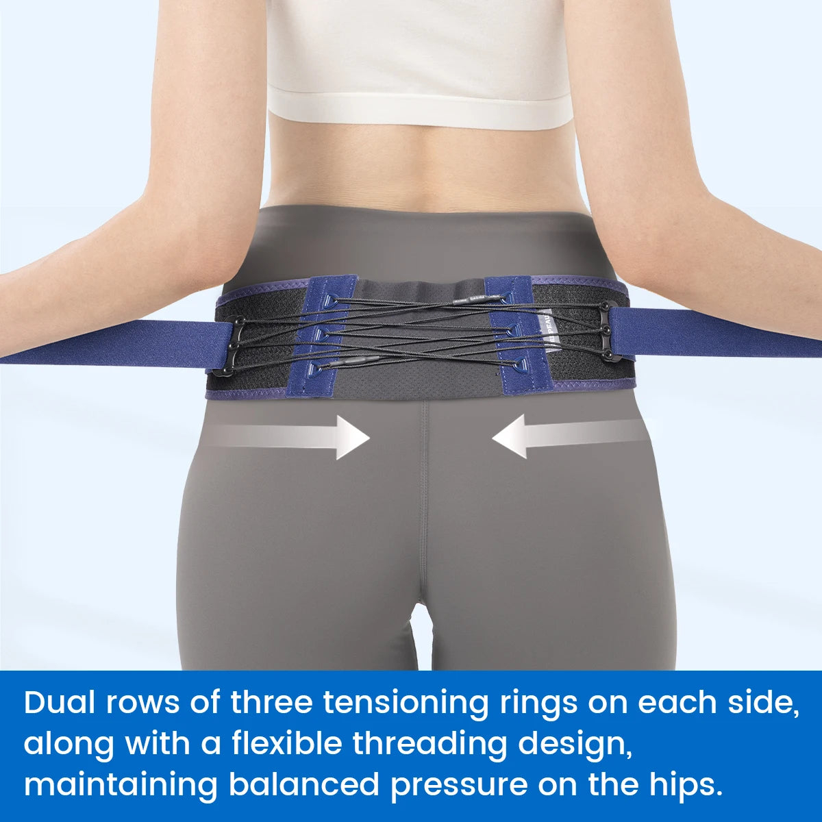 Sacroiliac SI Joint Hip Belt – Pelvic Support for Sciatica & Joint Pain Relief