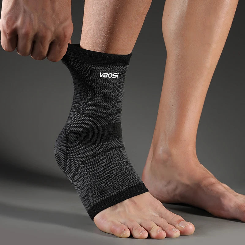 Elastic Adjustable Ankle Foot Support Brace – Men & Women Sports Safety Gym Ankle Guard
