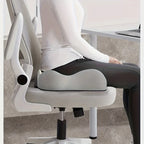 HEALTENCE 3-Zone Memory Foam Lumbar Cushion – Ergonomic Posture Support