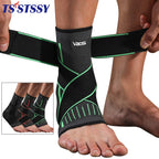 Adjustable Elastic Ankle Brace Compression Sleeve Foot Support Stabilizer for Plantar Fasciitis Achilles Tendonitis Sports Sock