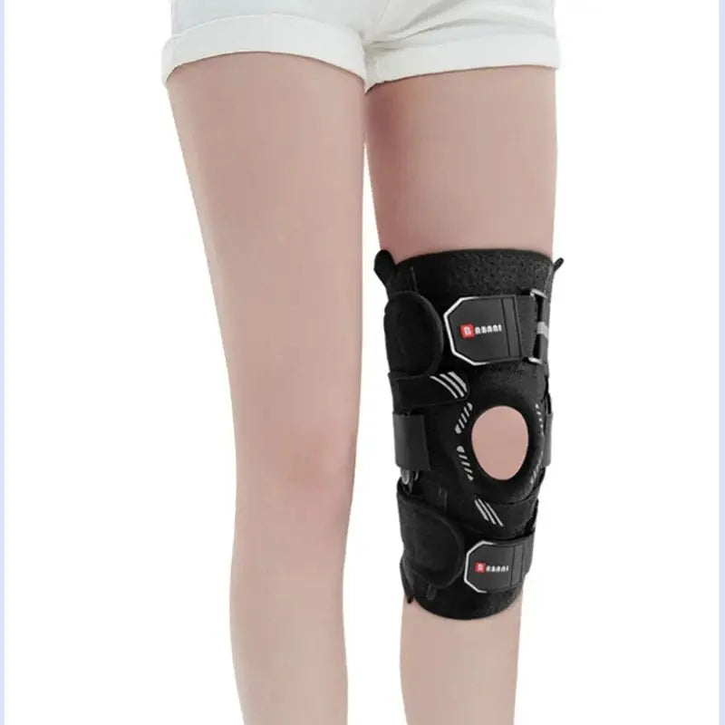 Sports Knee Joint Brace with Steel Plate – Breathable Shock-Absorbing Fixed Knee Support Cover