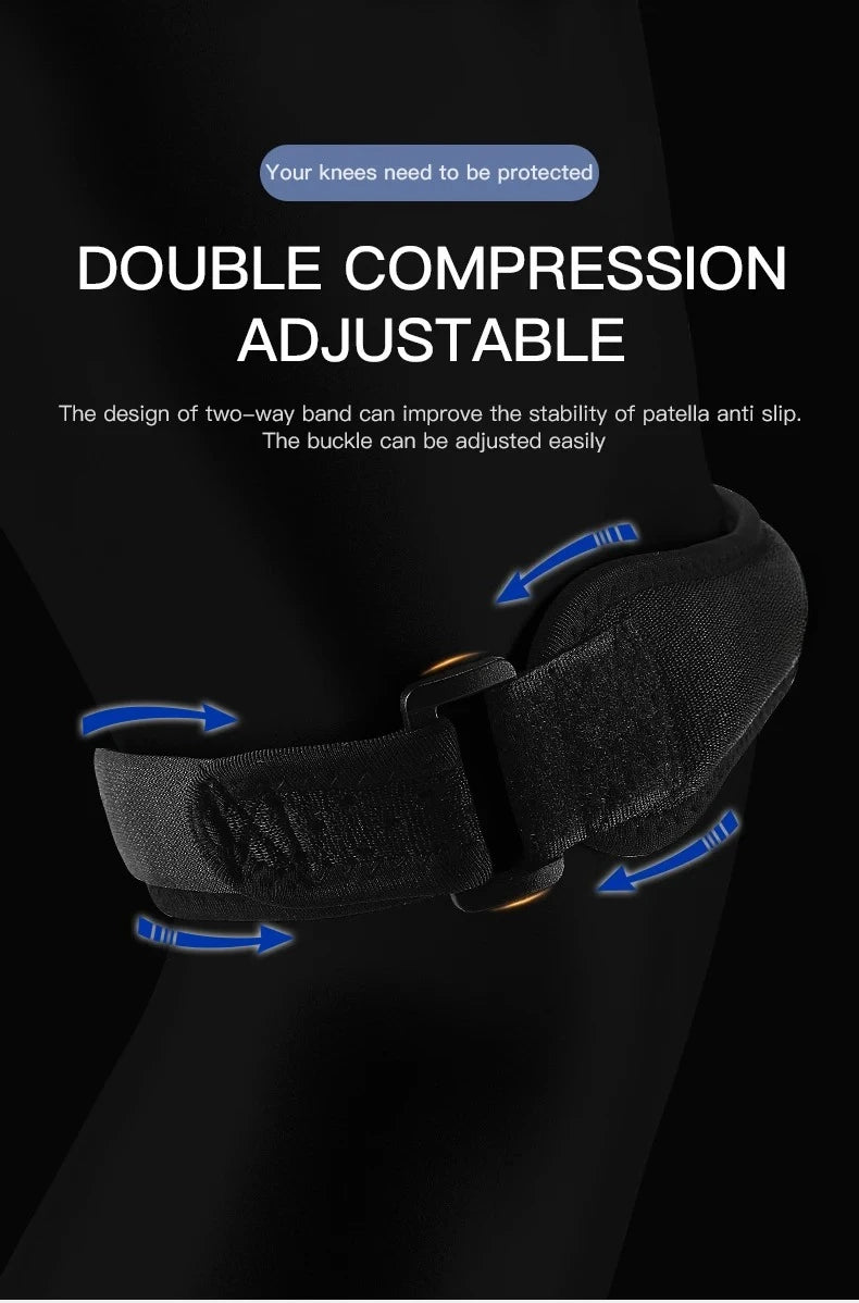 Patellar Tendon Knee Support Strap – Shock Absorption Brace & Sleeve