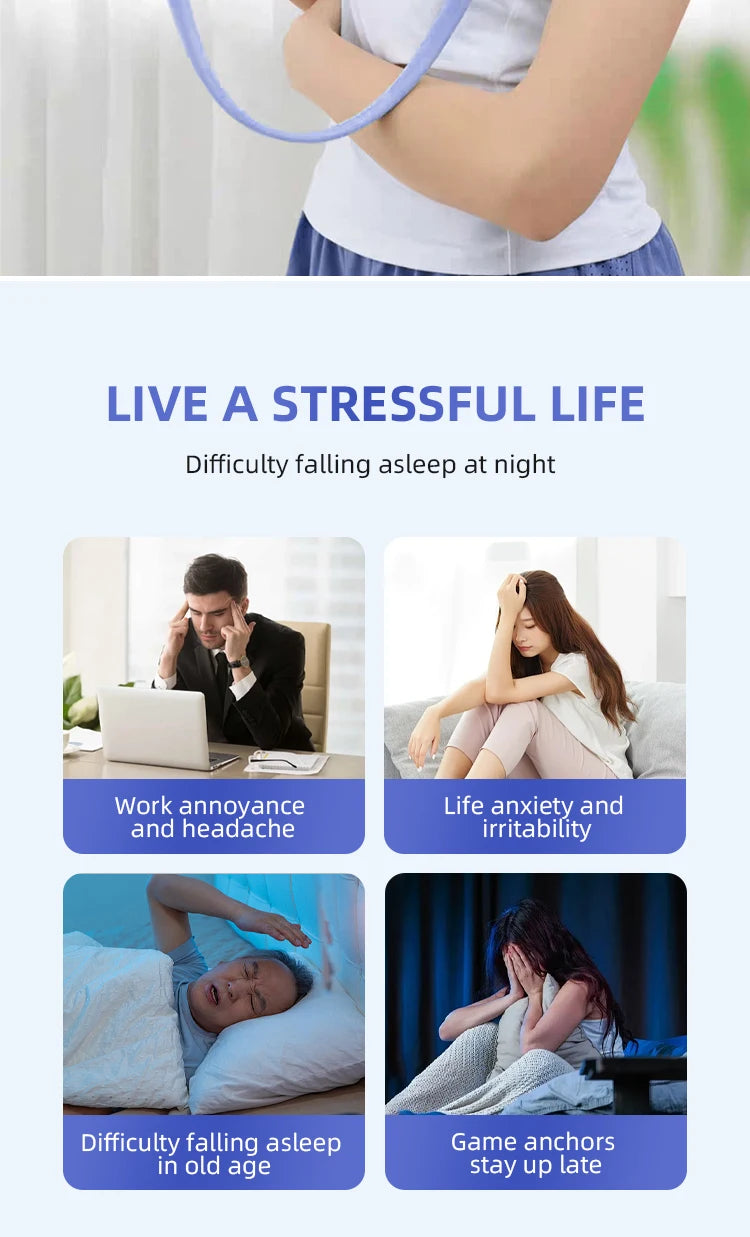 Electric Sleep Aid Air Compression Head Massager