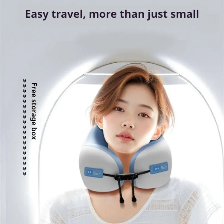 Memory Foam Travel Neck Pillow – U-Shaped Cervical Support