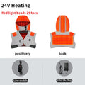 Red Light Therapy Hooded Shawl – 3-Gear Heat & Massage
