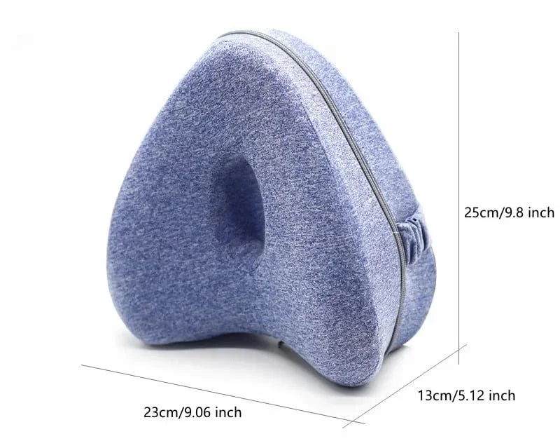 Memory Foam Leg Pillow – Knee Support for Side Sleepers & Sciatica Relief