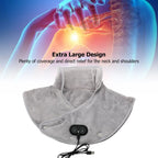 HEALTENCE Electric Heating Shoulder & Neck Pad – 3-Gear Thermal Vibration Massager