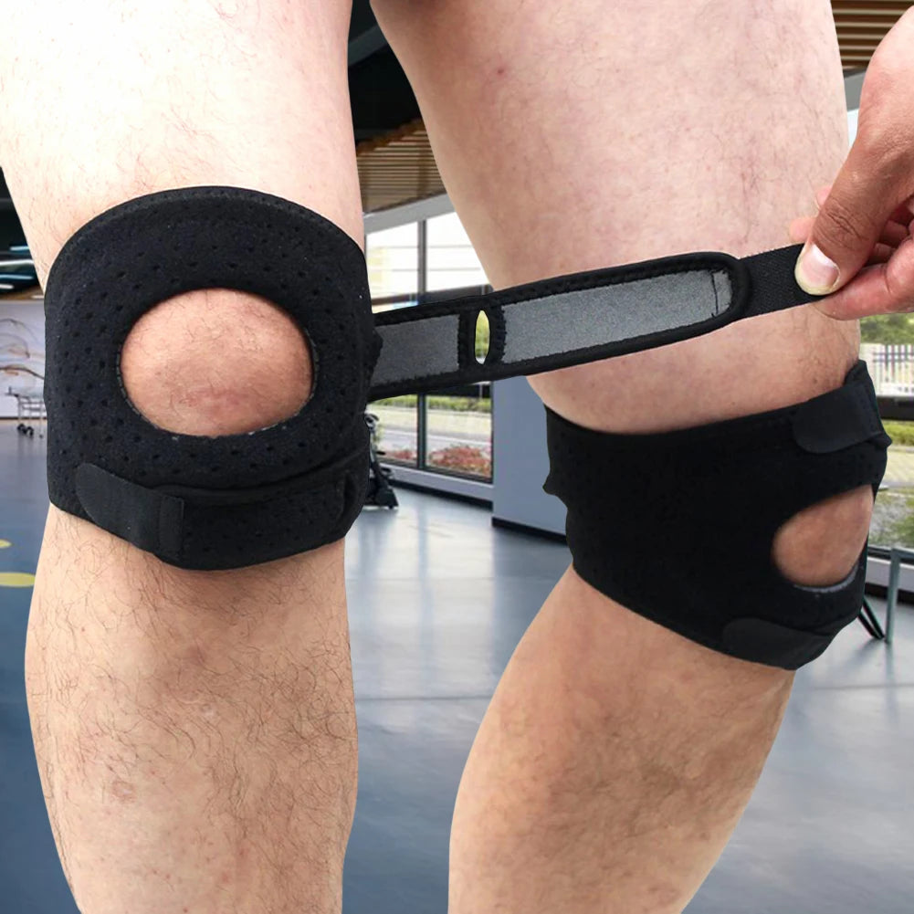 Patella Knee Support – Adjustable Compression Sleeve & Tendon Strap for Arthritis, Joint & Ligament Injury