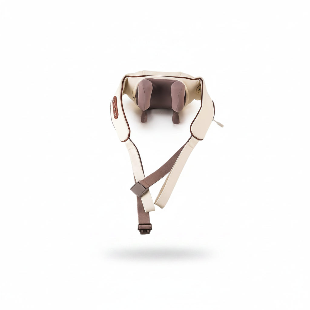 Foreverlily 26W Wireless Neck & Shoulder Kneading Massager Shawl – Trapezius & Cervical Relief