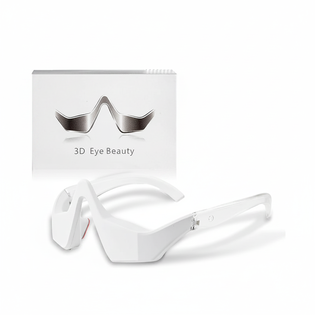 3D Red Light EMS Eye Massager Glasses – Dark Circles, Puffiness & Wrinkle Reduction Eye Care Device