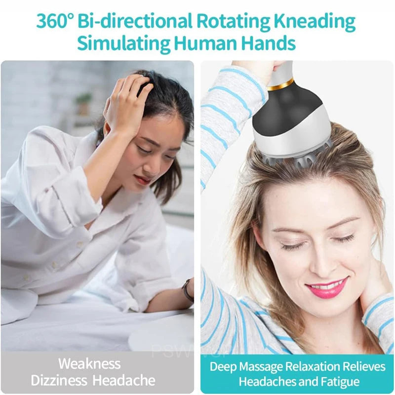 Portable Electric Scalp Head Massager