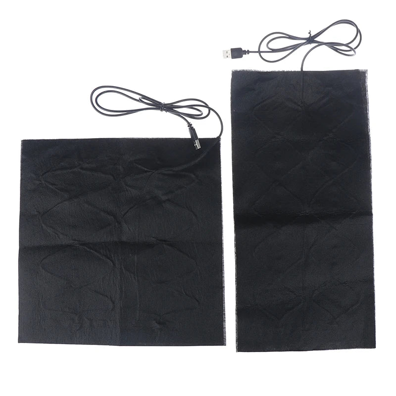 USB Carbon Fiber Heating Pad – Fast-Heating Infrared Body Warmer Electric Winter Heat Mat in 7 Sizes