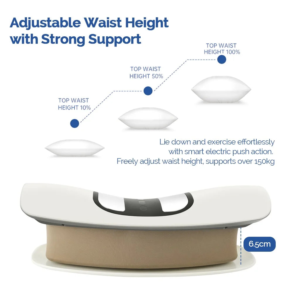 Inflatable Lumbar Traction Massager – Back Stretcher with Vibration