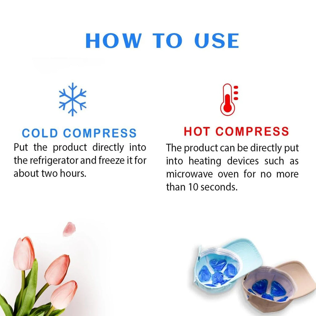 Ice Pack for Hard Hat & Helmet – Gel Cooling Pack for Headache, Fever & Migraine Relief
