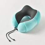 HEALTENCE Memory Foam Neck Pillow – U-Shaped Travel Support