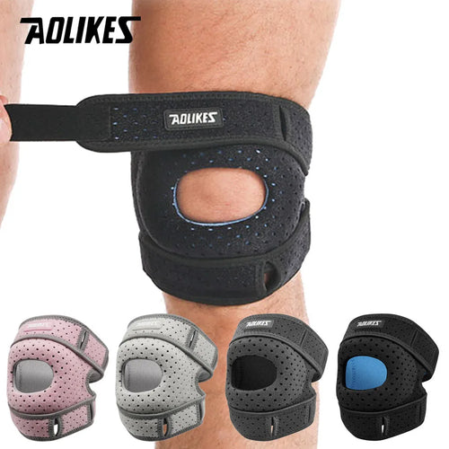 AOLIKES Patella Knee Brace & Compression Sleeve – Knee Support for Men & Women with Arthritis & Sport Knee Pain