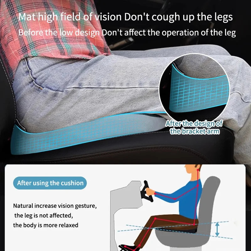 Orthopedic Memory Foam Seat Cushion – Tailbone, Sciatica & Prostate Relief