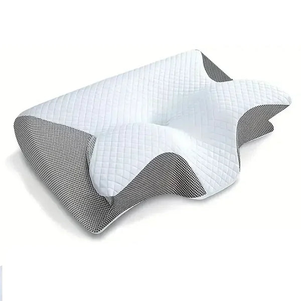 2-in-1 Orthopedic Memory Foam Cervical Pillow – Side & Back Sleeper Support