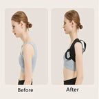 Back Brace Posture Corrector Belt – Breathable Elastic Lumbar & Shoulder Support for Spine & Posture Correction