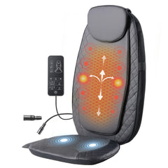 Electric Back Massager with Heat - Chair Pad