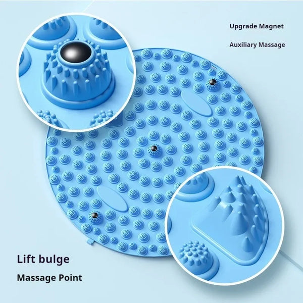 Foot Yoga Acupressure Board Mat – Round Exercise Mat for Muscle Relaxation & Acupuncture Physiotherapy