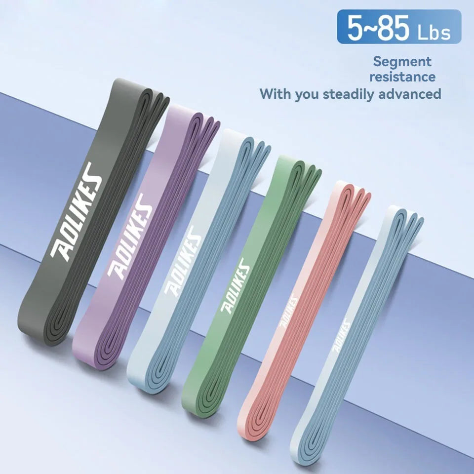 AOLIKES 1PCS Resistance Bands for Working Out, Exercise Bands, Workout Bands, Pull Up Assistance Bands, Long Heavy Stretch Bands