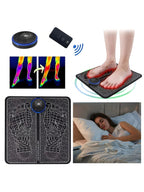 EMS Foot Massager Rechargeable Pad – Electric Foot Massage Tool for Blood Circulation & Relaxation