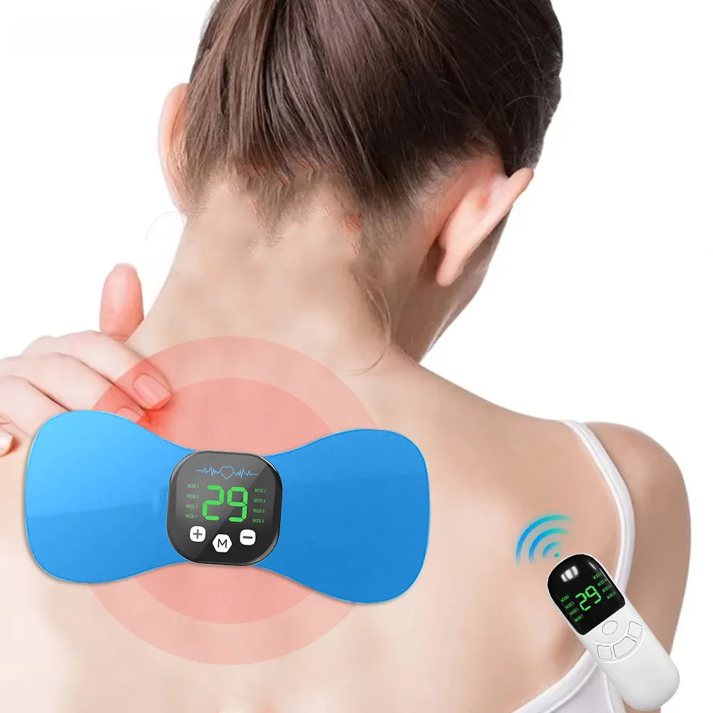EMS Neck & Shoulder Massager – Portable TENS Pulse Therapy Device