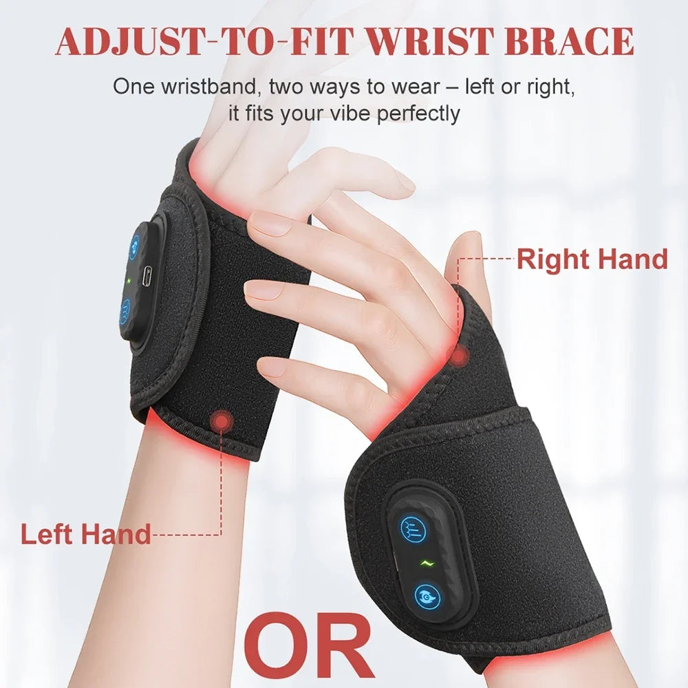 Wireless Red Light Therapy Wrist & Ankle Strap – 660nm & 850nm for Tenosynovitis & Pain Relief