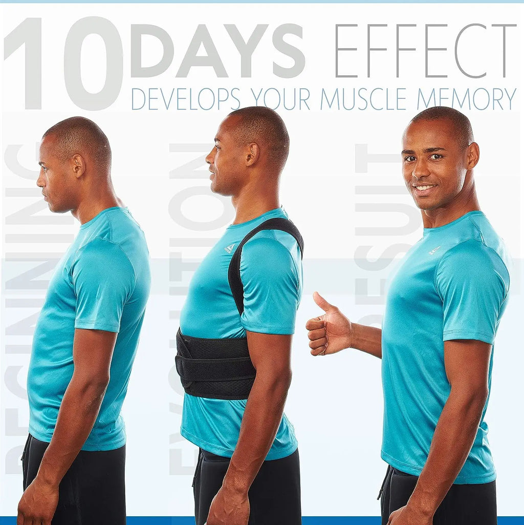 Full Back Posture Corrector Brace – Adjustable Shoulder Straightener for Upper & Lower Back Support