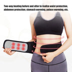 Tourmaline Self-heating Magnetic Therapy Waist Belt Lumbar Support Back Waist Support Brace Double Banded Adjustable