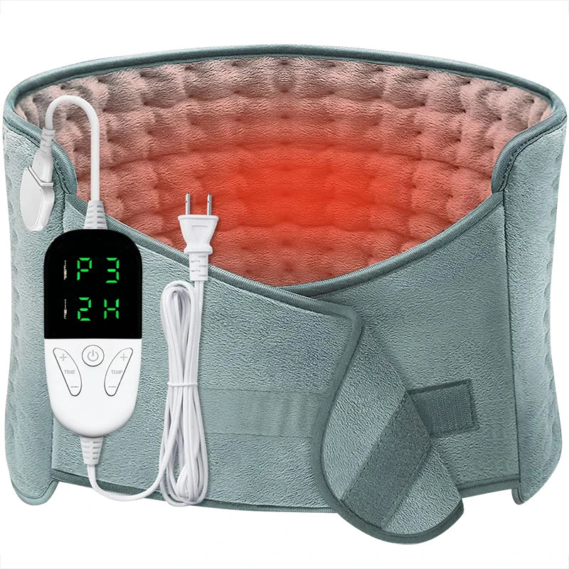 Electric Heating Waist Pad – 6 Heating Settings & 4 Auto-Off Timers for Back Pain Relief