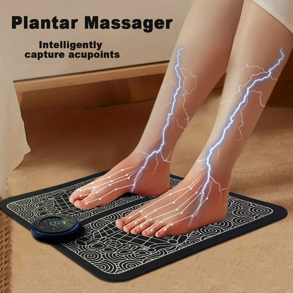 Electric USB Foot Massage Mat – 8 Modes 19 Levels Acupoint Massage for Blood Circulation & Relaxation