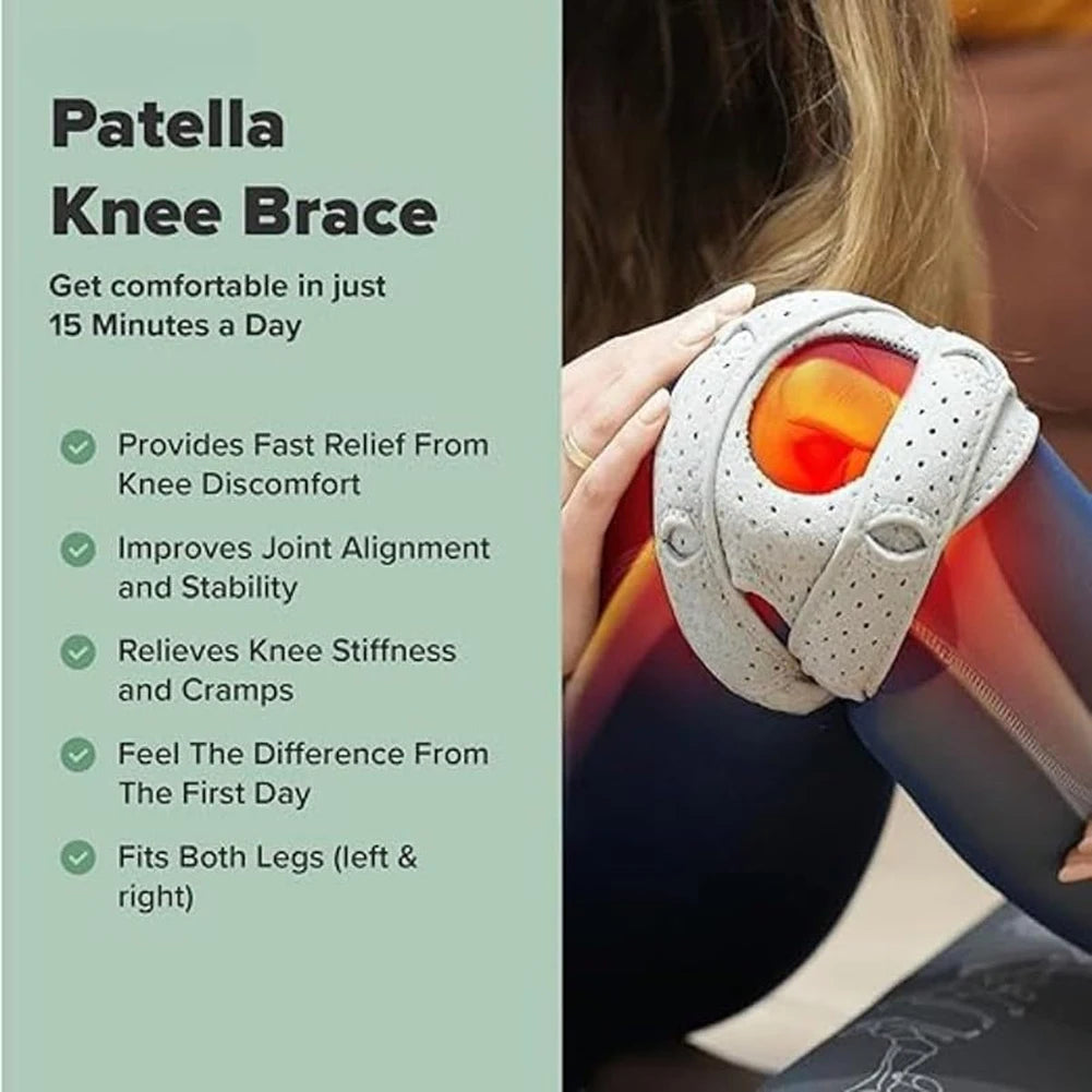 Patella Knee Support – Adjustable Compression Sleeve & Tendon Strap for Arthritis, Joint & Ligament Injury