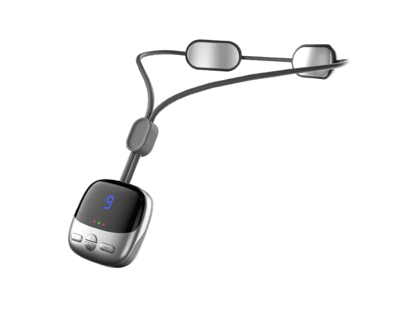 HEALTENCE Hanging Neck Massager – EMS TENS & Hot Compress