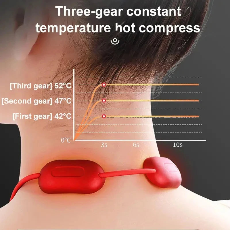 Mini Portable Intelligent Neck Massager – Smart Hanging Cervical Massage Device