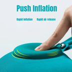 U-Shaped Inflatable Travel Pillow Portable Air Neck Support Cushion Comfortable Sleeping Press to inflate pillow neck pillow