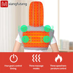 Red Light Therapy Hooded Shawl – 3-Gear Heat & Massage