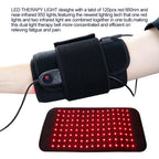 Red & Infrared Light Therapy Belt – 120 LEDs, 660nm & 850nm for Pain Relief