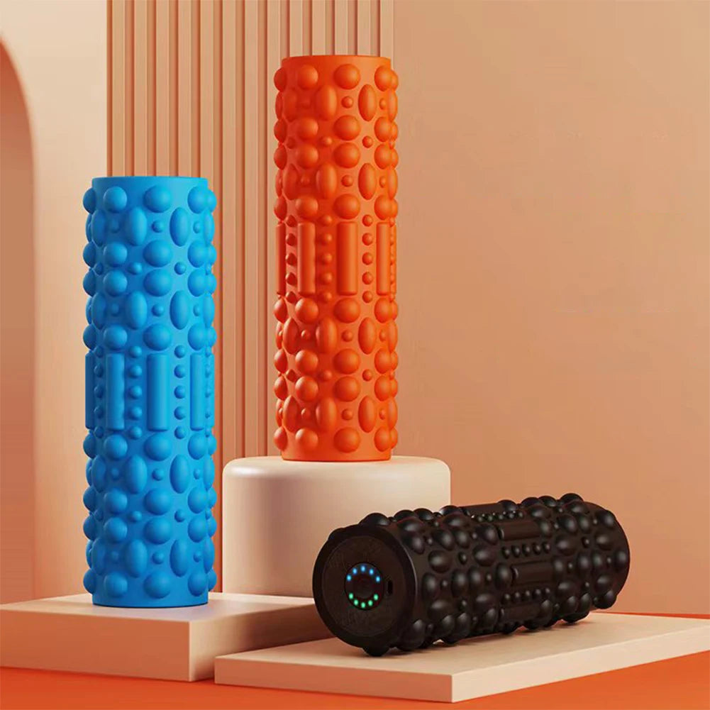 Electric Vibrating Foam Roller - Yoga Massage Column